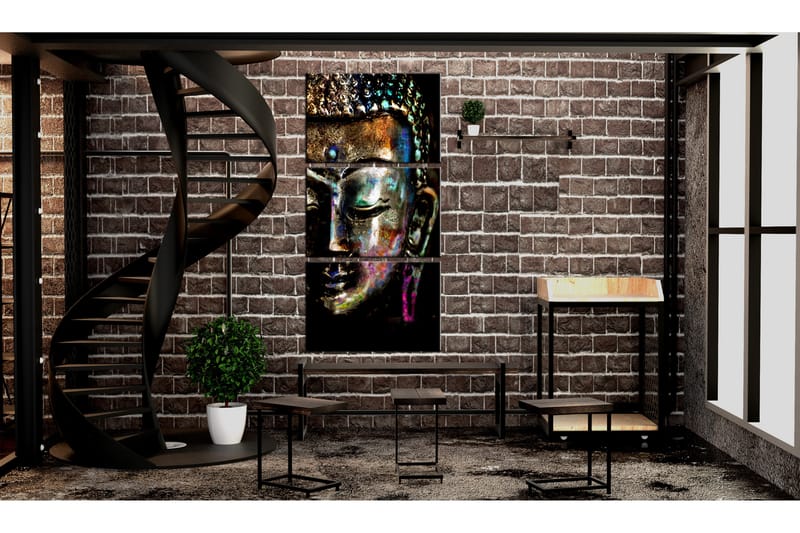 Bilde Peaceful Buddha 30x60 - Artgeist sp. z o. o. - Innredning - Bilder & kunst - Lerretsbilder