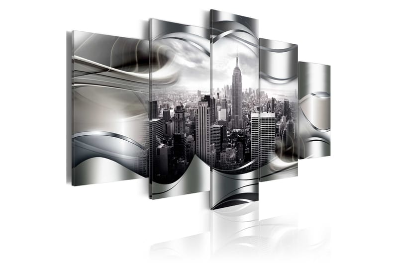 Bilde Platinum New York 100x50 - Artgeist sp. z o. o. - Innredning - Bilder & kunst - Lerretsbilder