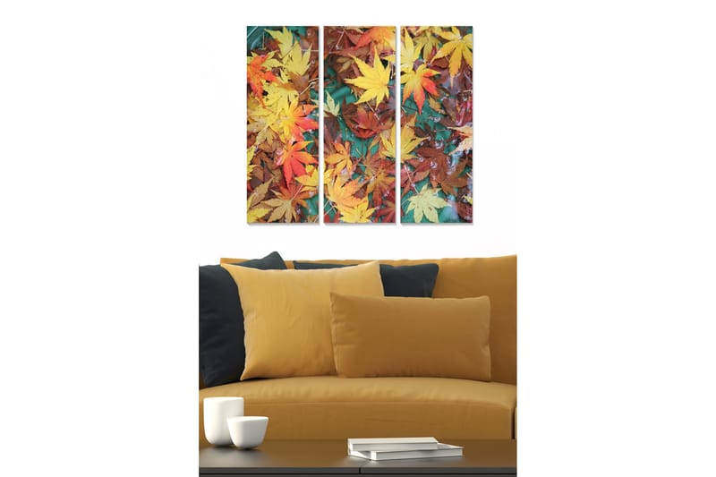 Canvasbilde Colorful 3-pk Flerfarget - 22x05 cm - Innredning - Bilder & kunst - Lerretsbilder