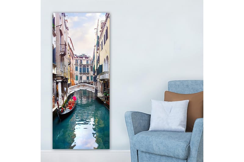 Canvasbilde DKY Cities & Countries Flerfarget - 50x120 cm - Innredning - Bilder & kunst - Lerretsbilder