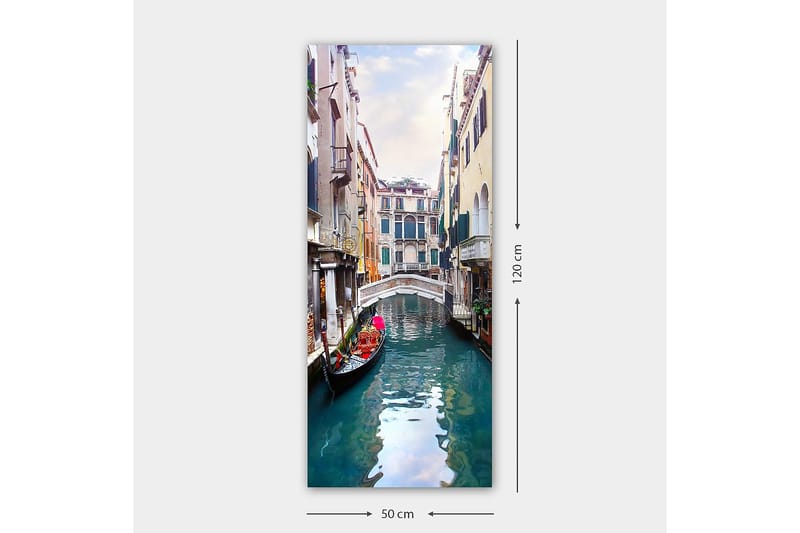 Canvasbilde DKY Cities & Countries Flerfarget - 50x120 cm - Innredning - Bilder & kunst - Lerretsbilder