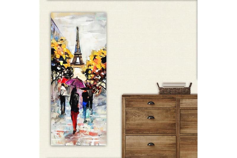 Canvasbilde DKY Cities & Countries Flerfarget - 50x120 cm - Innredning - Bilder & kunst - Lerretsbilder