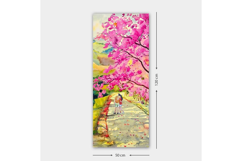 Canvasbilde DKY Floral & Botanical Flerfarget - 50x120 cm - Innredning - Bilder & kunst - Lerretsbilder