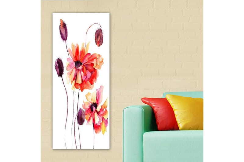 Canvasbilde DKY Floral & Botanical Flerfarget - 50x120 cm - Innredning - Bilder & kunst - Lerretsbilder