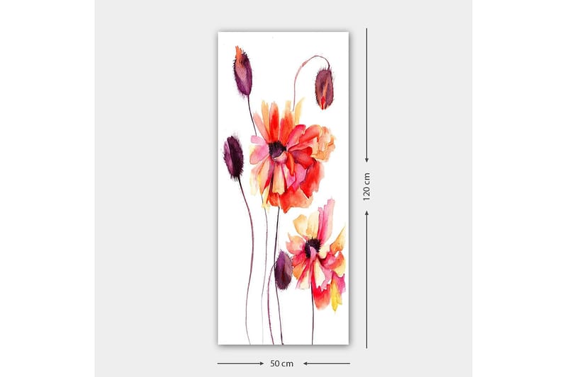 Canvasbilde DKY Floral & Botanical Flerfarget - 50x120 cm - Innredning - Bilder & kunst - Lerretsbilder