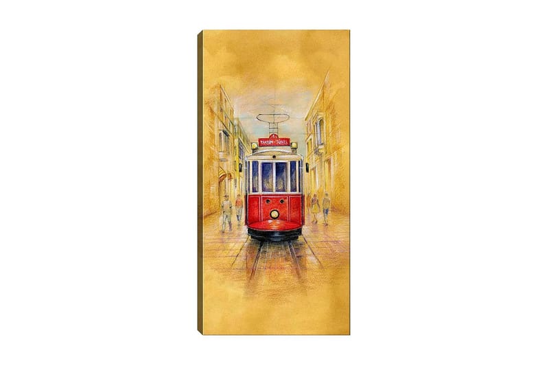 Canvasbilde DKY Transportation Flerfarget - 50x120 cm - Innredning - Bilder & kunst - Lerretsbilder