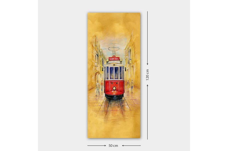 Canvasbilde DKY Transportation Flerfarget - 50x120 cm - Innredning - Bilder & kunst - Lerretsbilder