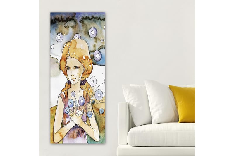 Canvasbilde DKY People Flerfarget - 50x120 cm - Innredning - Bilder & kunst - Lerretsbilder