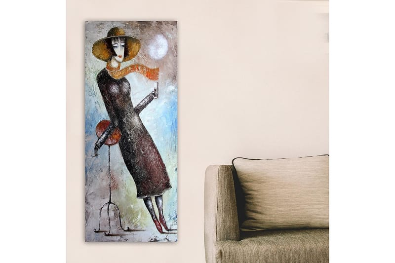 Canvasbilde DKY People Flerfarget - 50x120 cm - Innredning - Bilder & kunst - Lerretsbilder