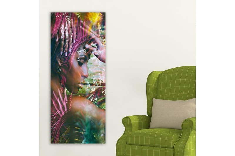 Canvasbilde DKY People Flerfarget - 50x120 cm - Innredning - Bilder & kunst - Lerretsbilder