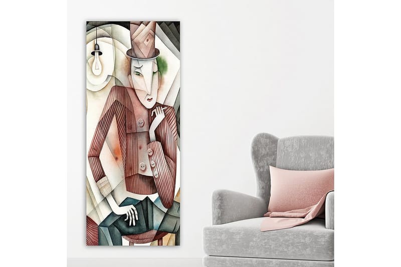 Canvasbilde DKY People Flerfarget - 50x120 cm - Innredning - Bilder & kunst - Lerretsbilder