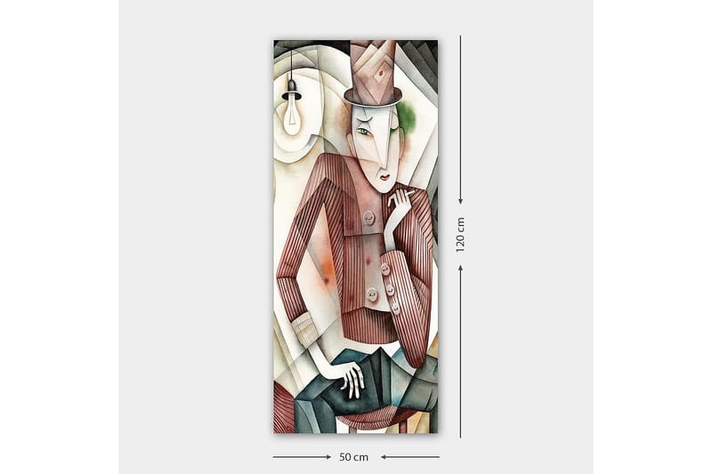 Canvasbilde DKY People Flerfarget - 50x120 cm - Innredning - Bilder & kunst - Lerretsbilder