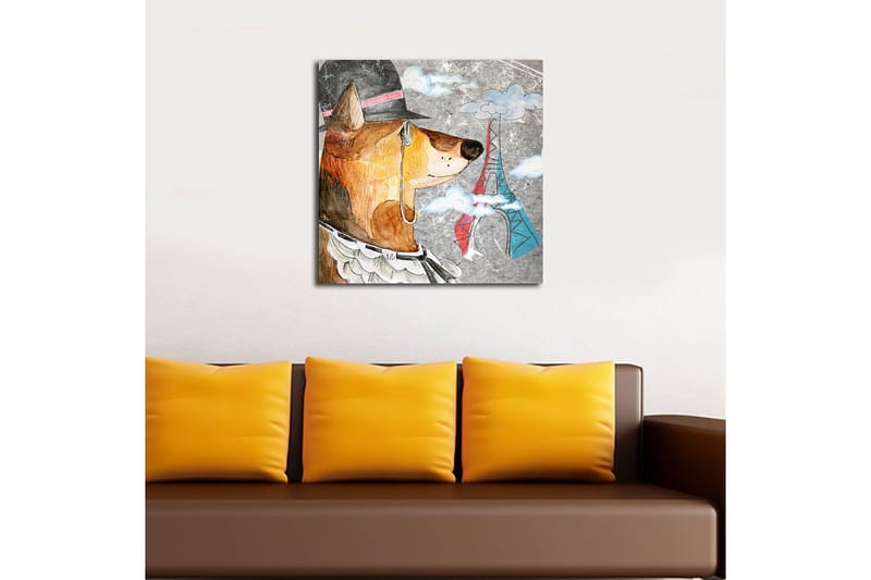 Canvasbilde Flerfarget - 44x54 cm - Innredning - Bilder & kunst - Lerretsbilder