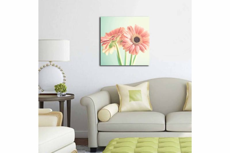 Canvasbilde Floral Flerfarget - 44x54 cm - Innredning - Bilder & kunst - Lerretsbilder