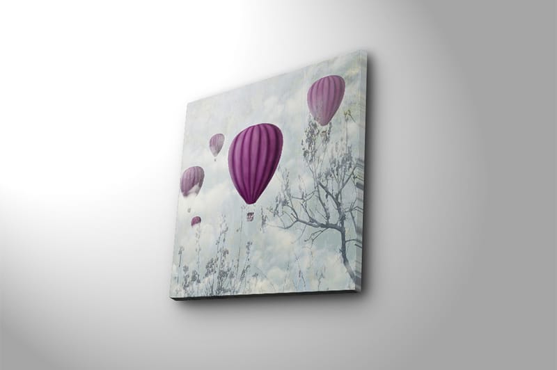 Canvasbilde Floral Flerfarget - 44x54 cm - Innredning - Bilder & kunst - Lerretsbilder