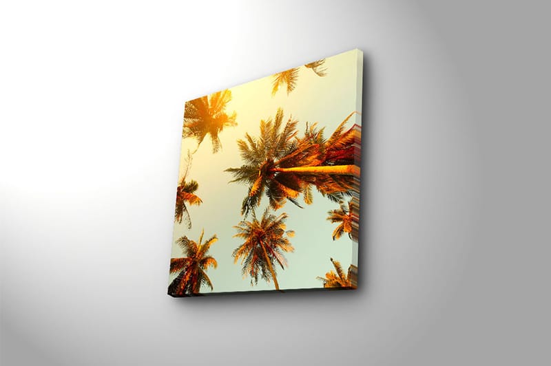 Canvasbilde Floral Flerfarget - 44x54 cm - Innredning - Bilder & kunst - Lerretsbilder