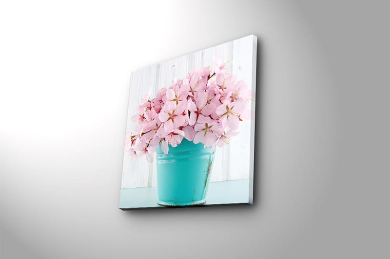 Canvasbilde Floral Flerfarget - 44x54 cm - Innredning - Bilder & kunst - Lerretsbilder