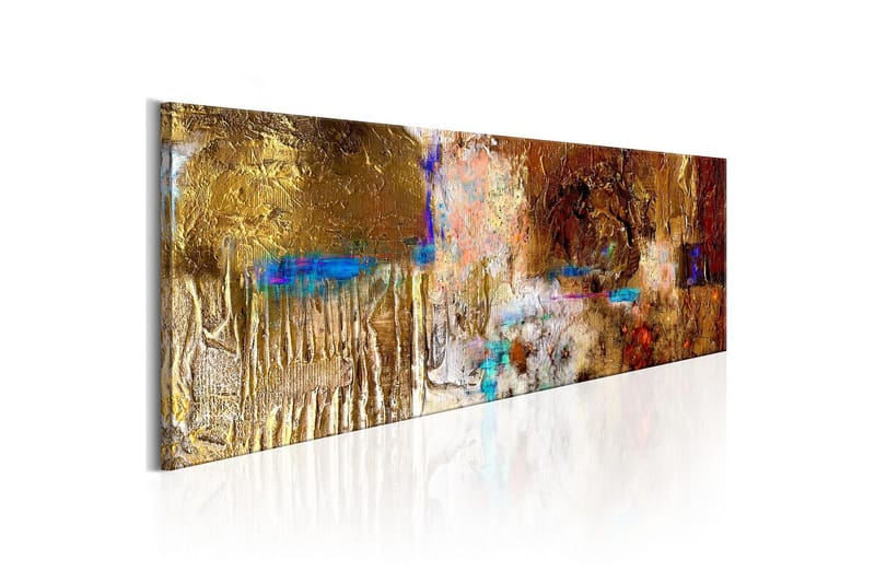 Canvasbilde Golden Structure - Artgeist sp. z o. o. - Innredning - Bilder & kunst - Lerretsbilder