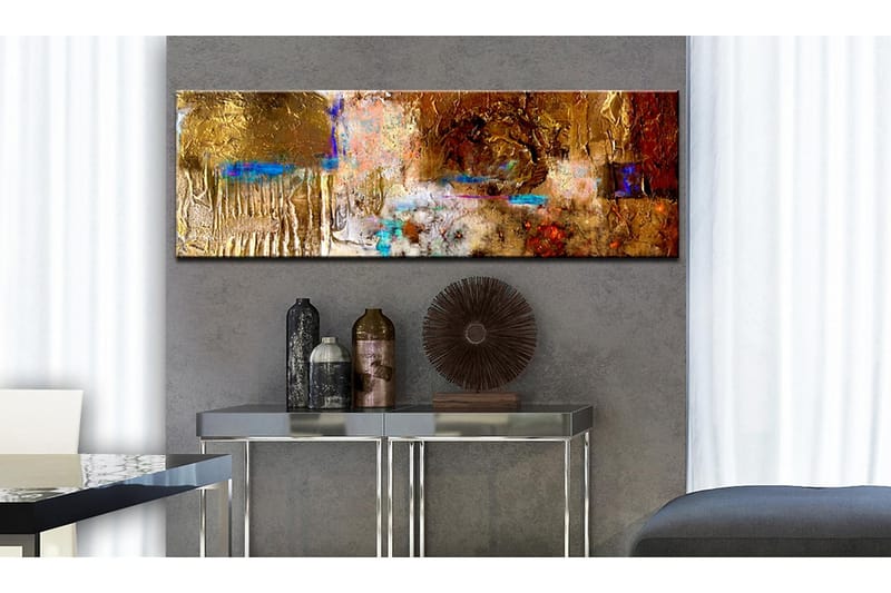 Canvasbilde Golden Structure - Artgeist sp. z o. o. - Innredning - Bilder & kunst - Lerretsbilder