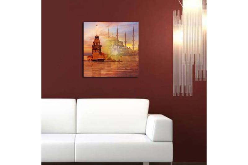 Canvasbilde Music Flerfarget - 44x54 cm - Innredning - Bilder & kunst - Lerretsbilder