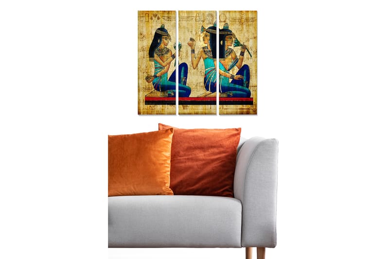 Canvasbilde Oriental 3-pk Flerfarget - 22x05 cm - Innredning - Bilder & kunst - Lerretsbilder