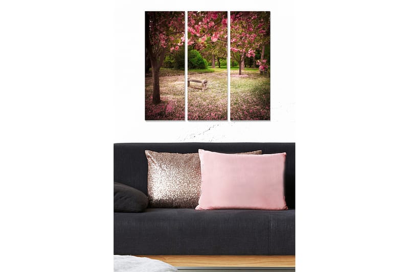 Canvasbilde Scenic 3-pk flerfarget - 22x05 cm - Innredning - Bilder & kunst - Lerretsbilder