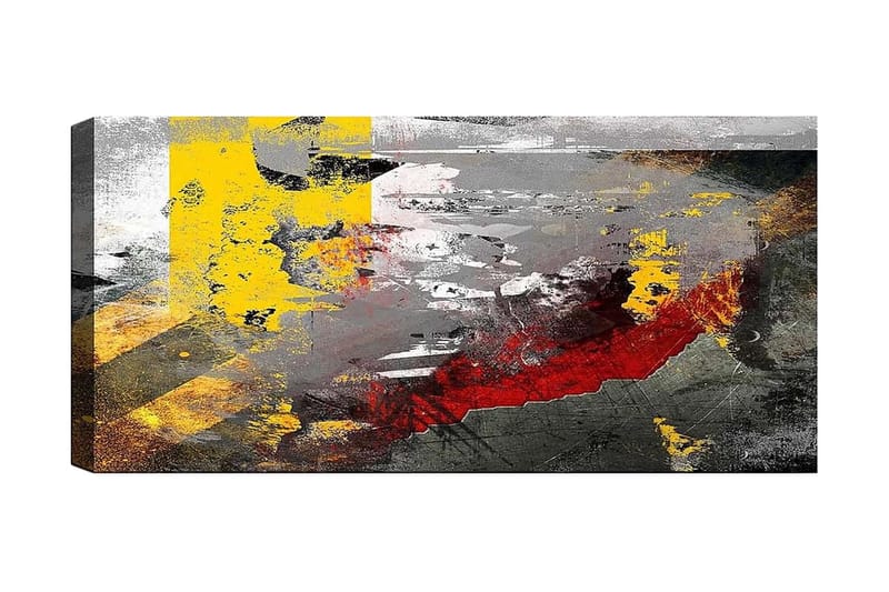 Canvasbilde YTY Abstract & Fractals Flerfarget - 120x50 cm - Innredning - Bilder & kunst - Lerretsbilder