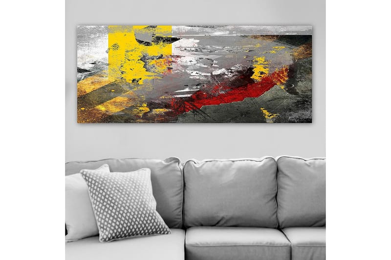 Canvasbilde YTY Abstract & Fractals Flerfarget - 120x50 cm - Innredning - Bilder & kunst - Lerretsbilder