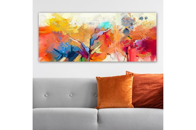 Canvasbilde YTY Abstract & Fractals Flerfarget - 120x50 cm - Innredning - Bilder & kunst - Lerretsbilder