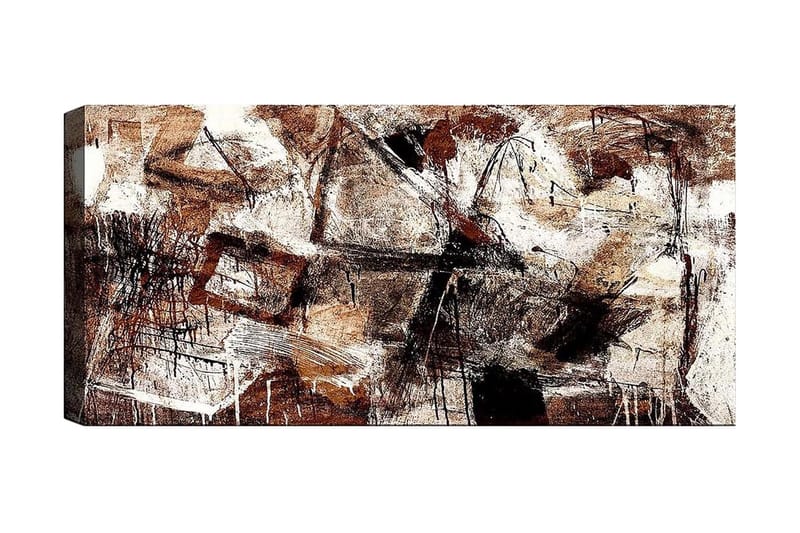 Canvasbilde YTY Abstract & Fractals Flerfarget - 120x50 cm - Innredning - Bilder & kunst - Lerretsbilder