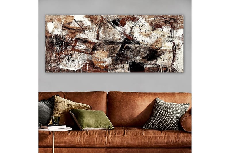 Canvasbilde YTY Abstract & Fractals Flerfarget - 120x50 cm - Innredning - Bilder & kunst - Lerretsbilder