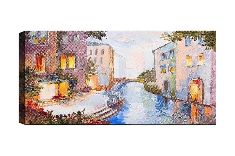 Canvasbilde YTY Buildings & Cityscapes Flerfarget - 120x50 cm - Innredning - Bilder & kunst - Lerretsbilder