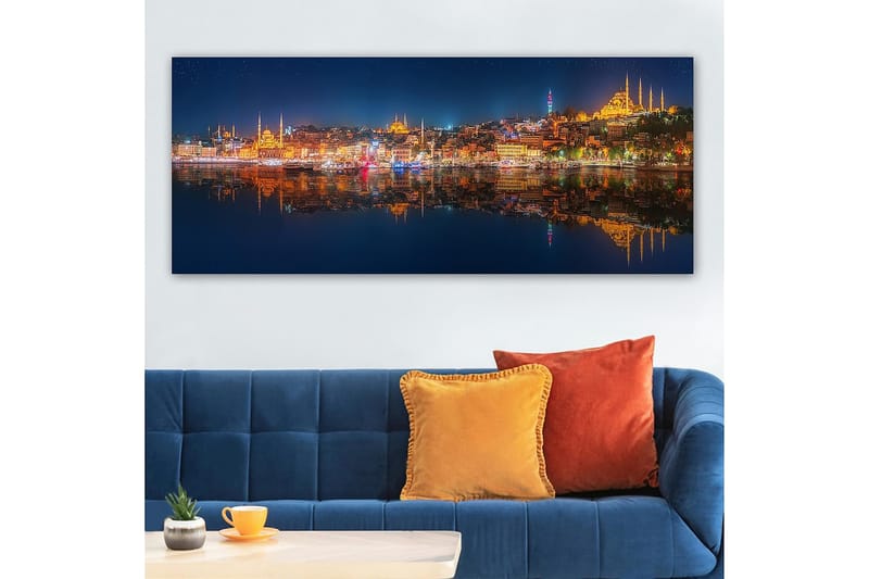 Canvasbilde YTY Buildings & Cityscapes Flerfarget - 120x50 cm - Innredning - Bilder & kunst - Lerretsbilder