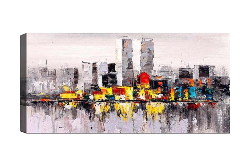 Canvasbilde YTY Buildings & Cityscapes Flerfarget - 120x50 cm - Innredning - Bilder & kunst - Lerretsbilder