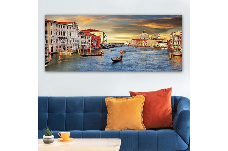 Canvasbilde YTY Buildings & Cityscapes Flerfarget - 120x50 cm - Innredning - Bilder & kunst - Lerretsbilder