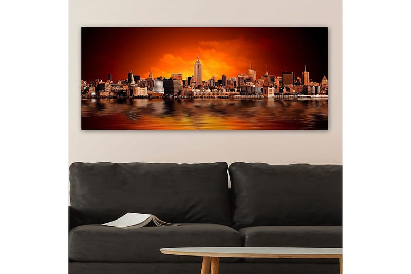 Canvasbilde YTY Buildings & Cityscapes Flerfarget - 120x50 cm - Innredning - Bilder & kunst - Lerretsbilder