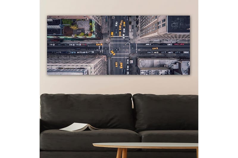 Canvasbilde YTY Buildings & Cityscapes Flerfarget - 120x50 cm - Innredning - Bilder & kunst - Lerretsbilder