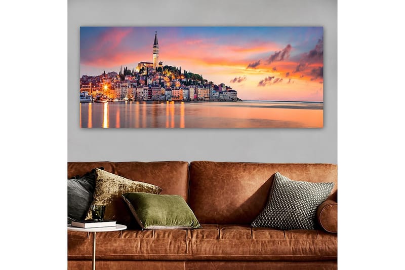 Canvasbilde YTY Cities & Countries Flerfarget - 120x50 cm - Innredning - Bilder & kunst - Lerretsbilder