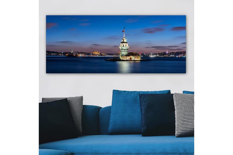 Canvasbilde YTY Cities & Countries Flerfarget - 120x50 cm - Innredning - Bilder & kunst - Lerretsbilder