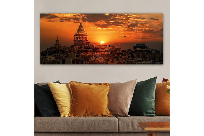 Canvasbilde YTY Cities & Countries Flerfarget - 120x50 cm - Innredning - Bilder & kunst - Lerretsbilder