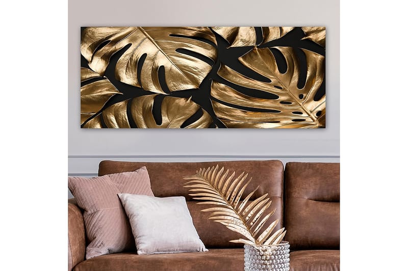 Canvasbilde YTY Floral & Botanical Flerfarget - 120x50 cm - Innredning - Bilder & kunst - Lerretsbilder