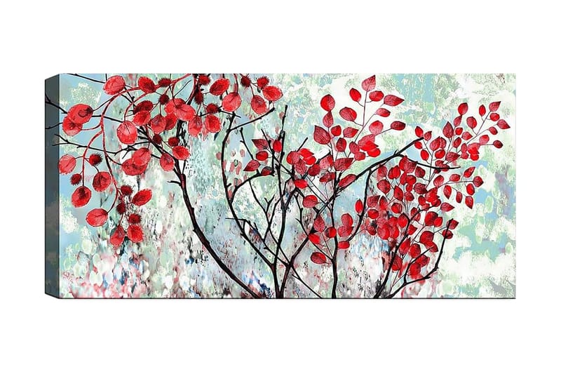 Canvasbilde YTY Floral & Botanical Flerfarget - 120x50 cm - Innredning - Bilder & kunst - Lerretsbilder