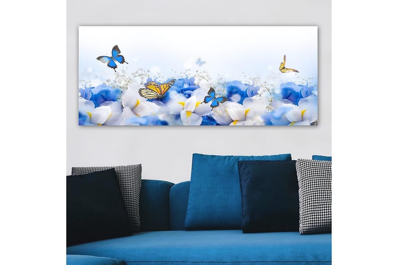 Canvasbilde YTY Floral & Botanical Flerfarget - 120x50 cm - Innredning - Bilder & kunst - Lerretsbilder