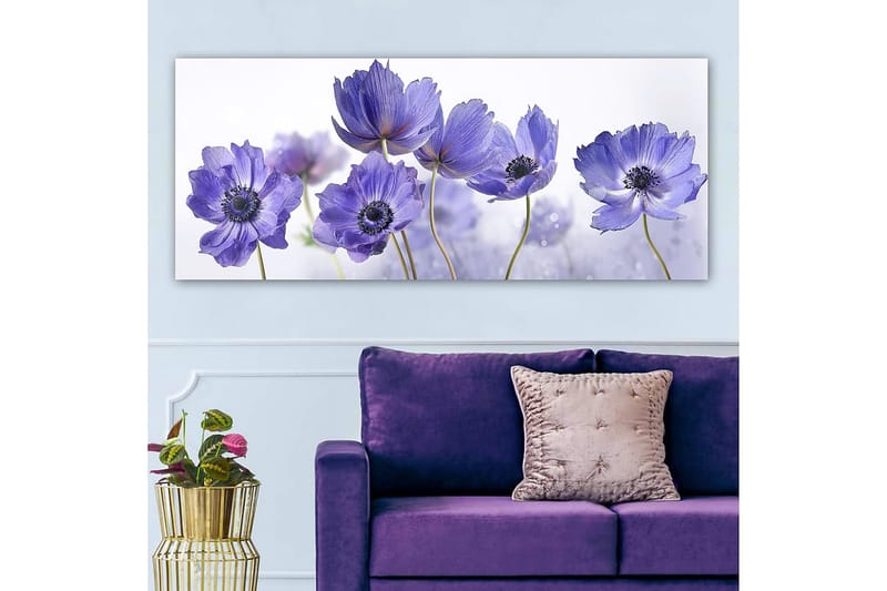 Canvasbilde YTY Floral & Botanical Flerfarget - 120x50 cm - Innredning - Bilder & kunst - Lerretsbilder