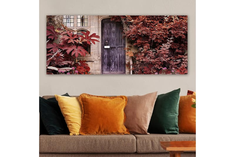 Canvasbilde YTY Floral & Botanical Flerfarget - 120x50 cm - Innredning - Bilder & kunst - Lerretsbilder