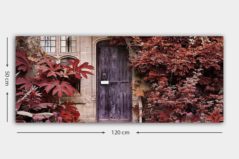 Canvasbilde YTY Floral & Botanical Flerfarget - 120x50 cm - Innredning - Bilder & kunst - Lerretsbilder