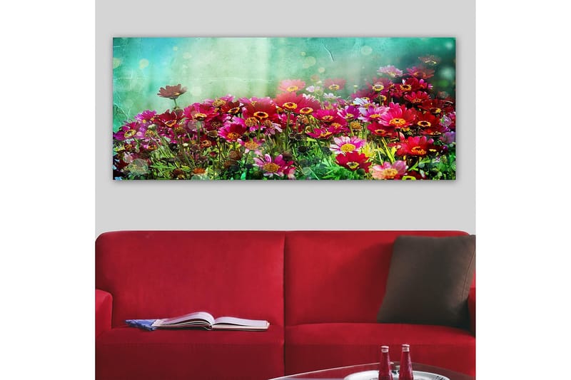 Canvasbilde YTY Floral & Botanical Flerfarget - 120x50 cm - Innredning - Bilder & kunst - Lerretsbilder