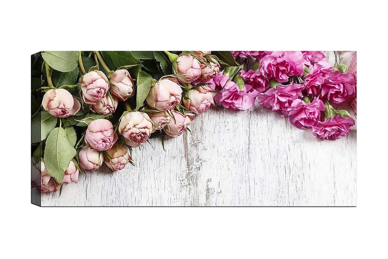 Canvasbilde YTY Floral & Botanical Flerfarget - 120x50 cm - Innredning - Bilder & kunst - Lerretsbilder