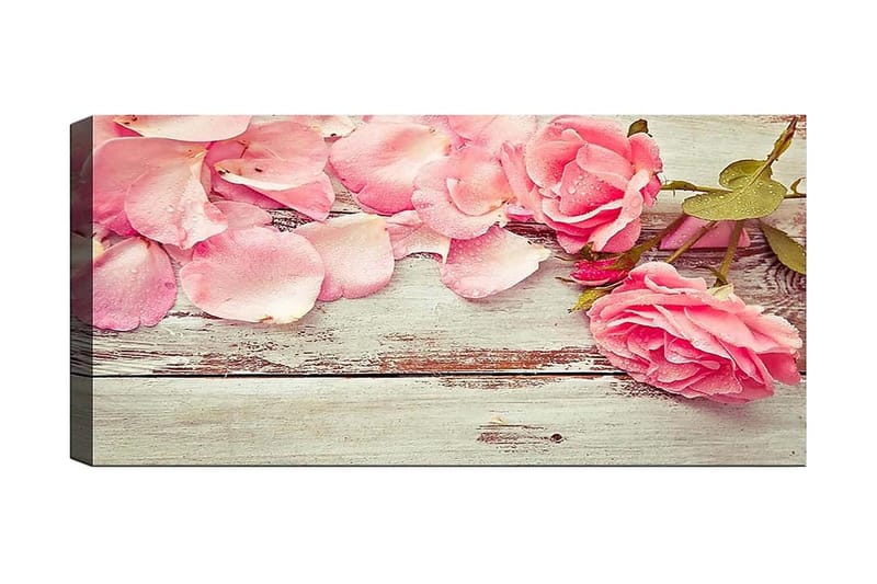 Canvasbilde YTY Floral & Botanical Flerfarget - 120x50 cm - Innredning - Bilder & kunst - Lerretsbilder