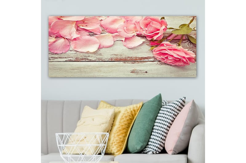 Canvasbilde YTY Floral & Botanical Flerfarget - 120x50 cm - Innredning - Bilder & kunst - Lerretsbilder